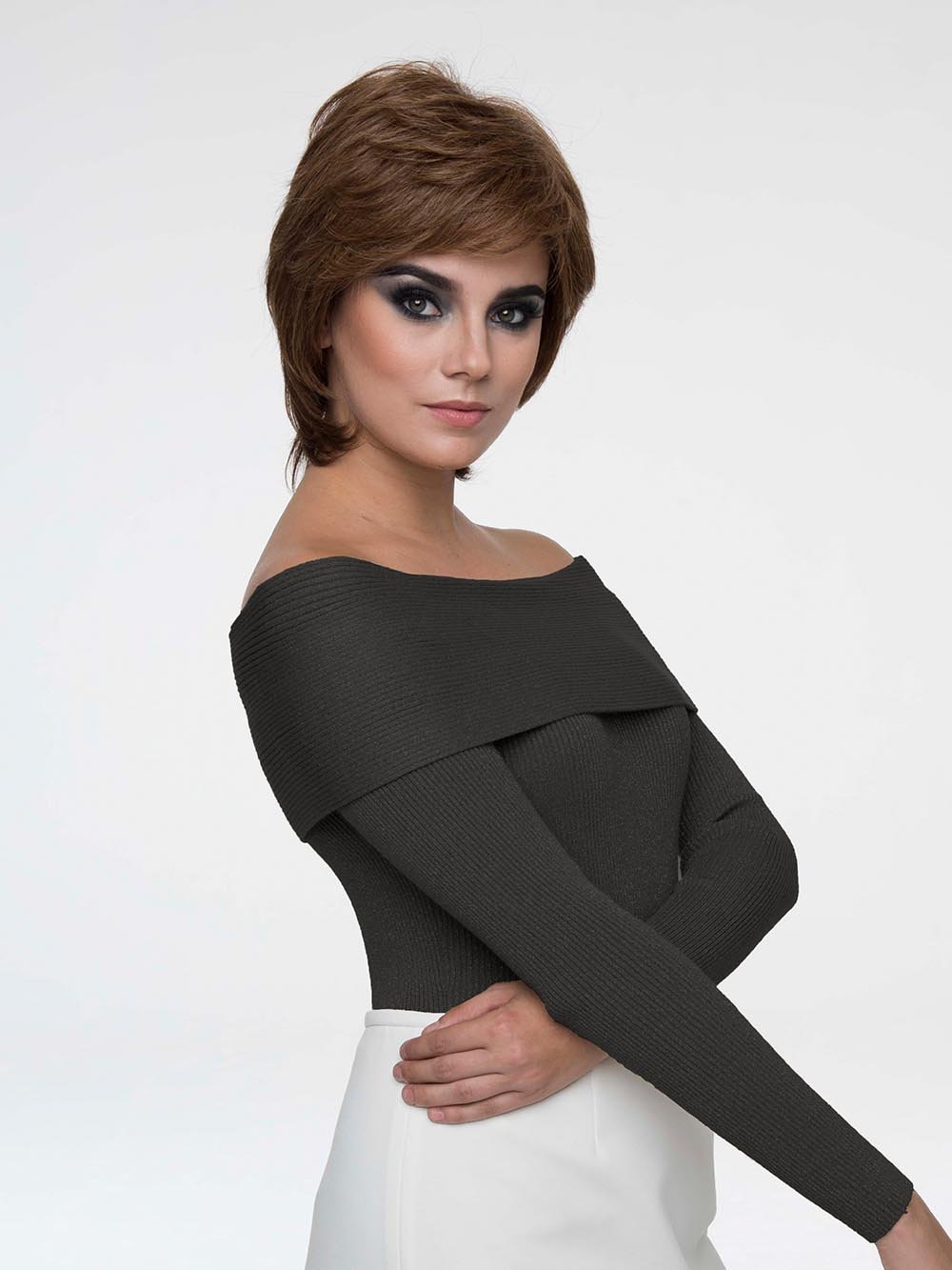Coti | Human Hair/ Synthetic Blend Wig (Mono Top) - Image 9