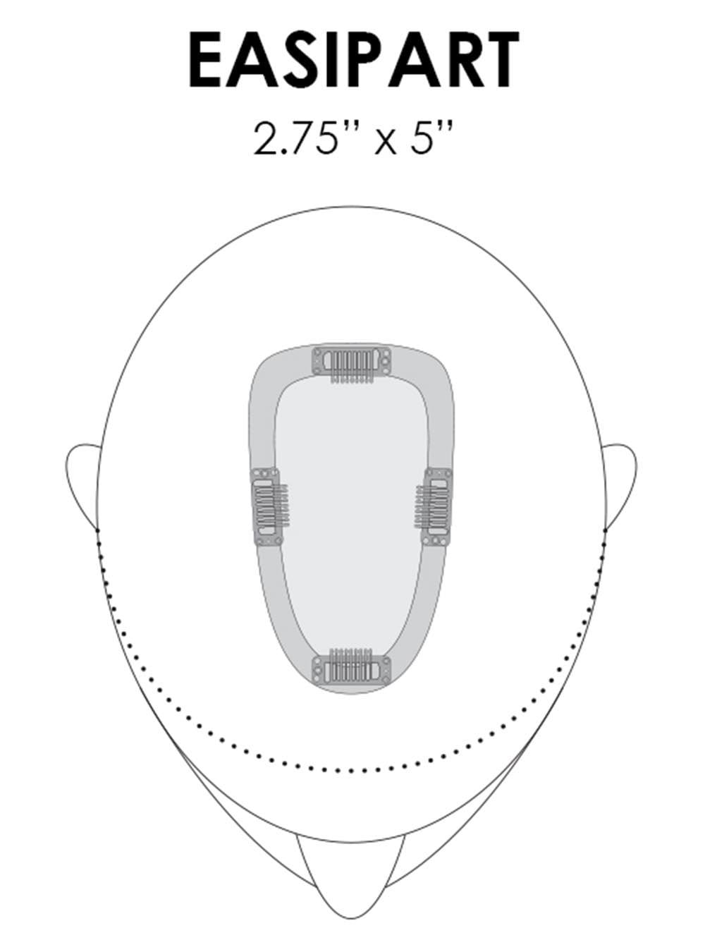 easiPart HD 8 | HF Synthetic Hair Topper - Image 7