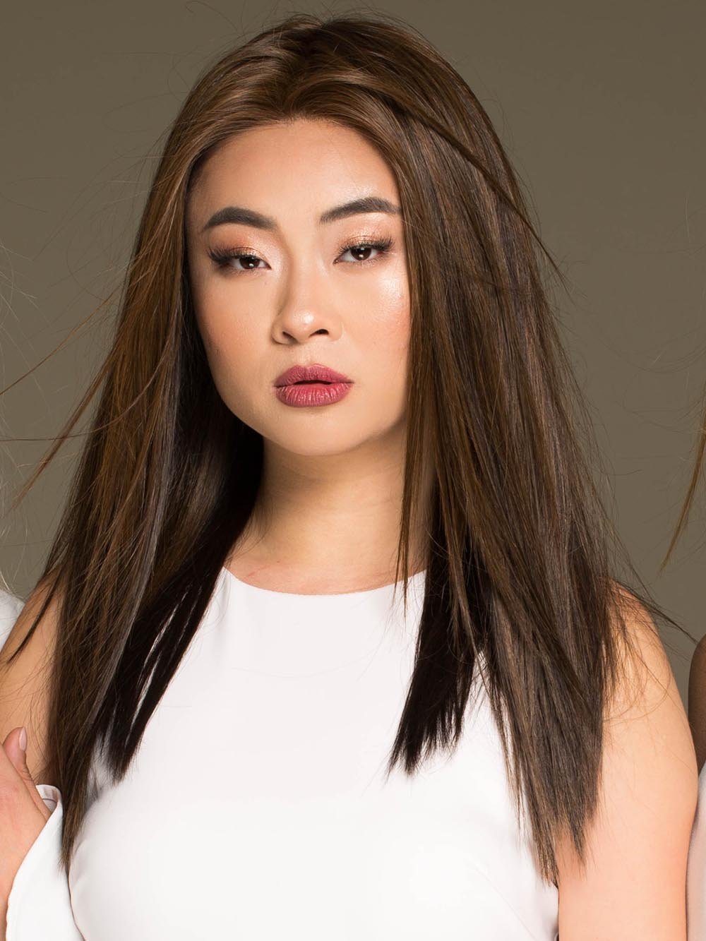 Veronica | Human Hair/ Synthetic Blend Wig (Mono Top) - Image 31