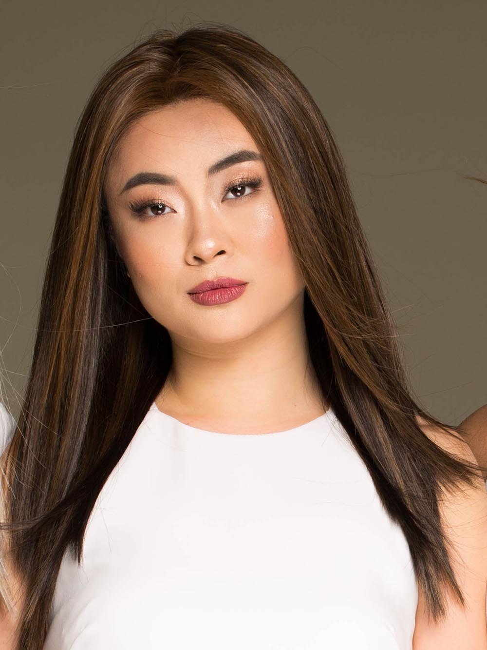 Veronica | Human Hair/ Synthetic Blend Wig (Mono Top) - Image 32