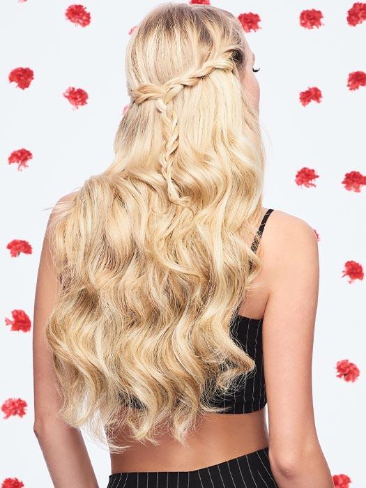 20 Invisible HF Synthetic Hair Extensions (1 Piece) | Halo - Image 3