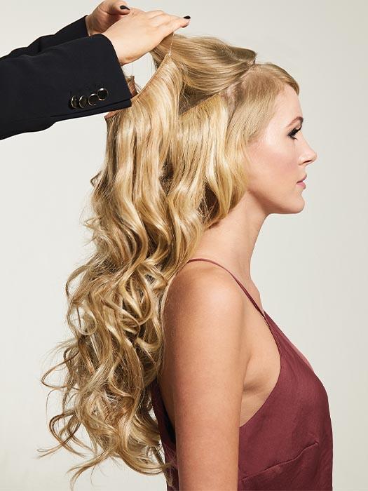 20 Invisible HF Synthetic Hair Extensions (1 Piece) | Halo - Image 7