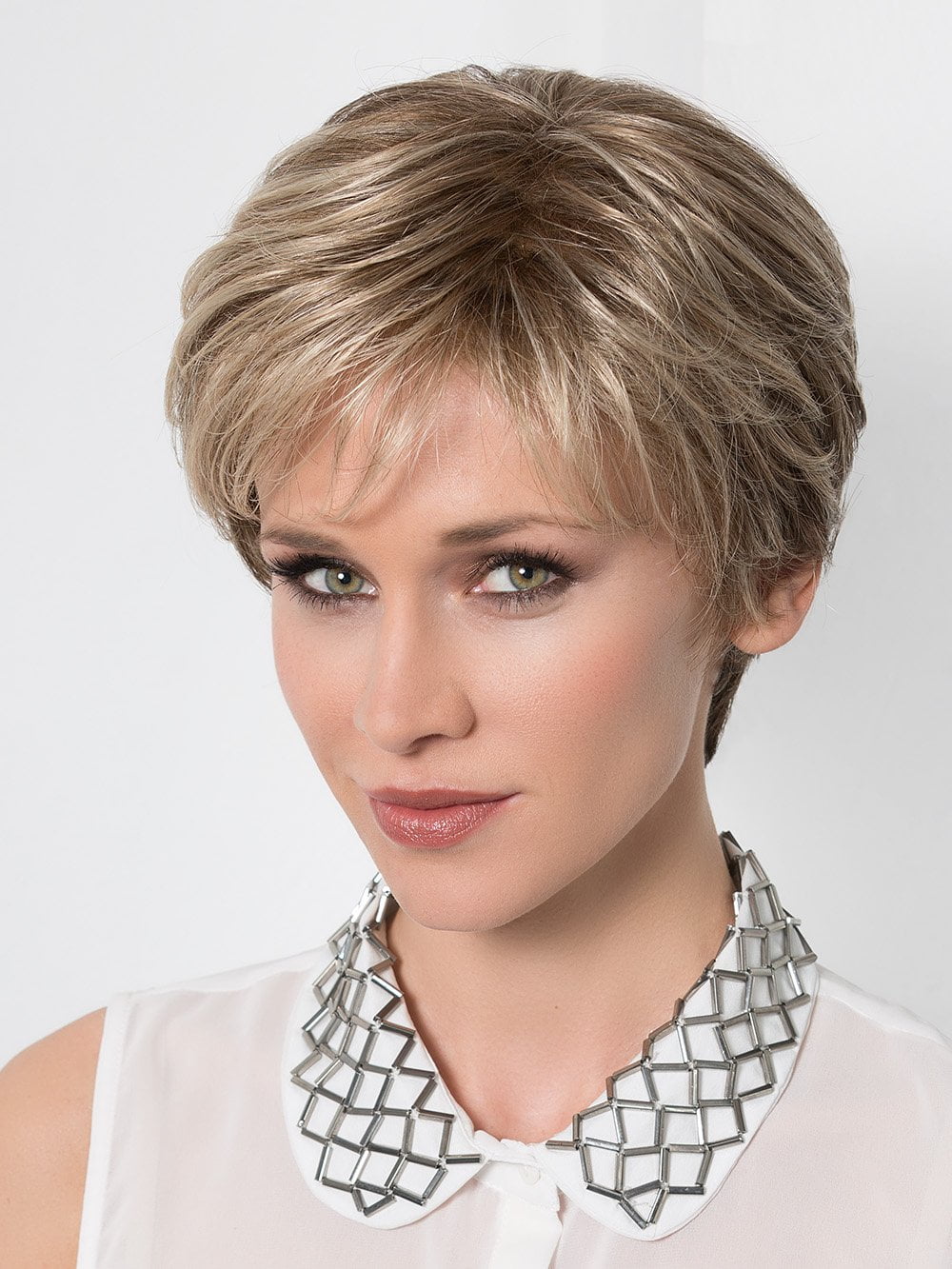 Close | Synthetic Lace Front Hair Topper (Hand-Tied) - Image 2