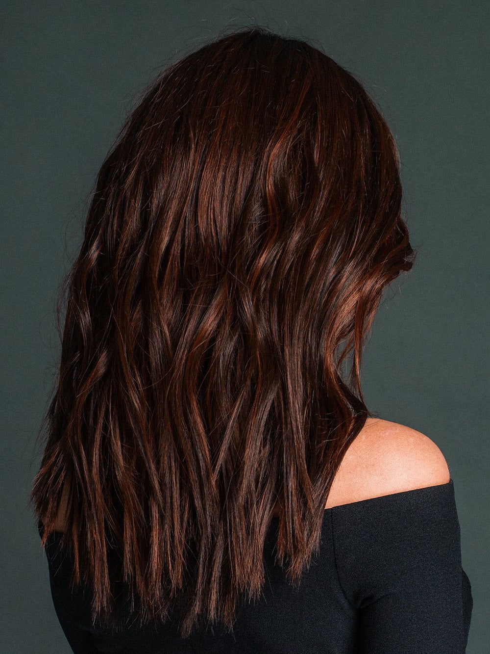 Veronica | Human Hair/ Synthetic Blend Wig (Mono Top) - Image 25
