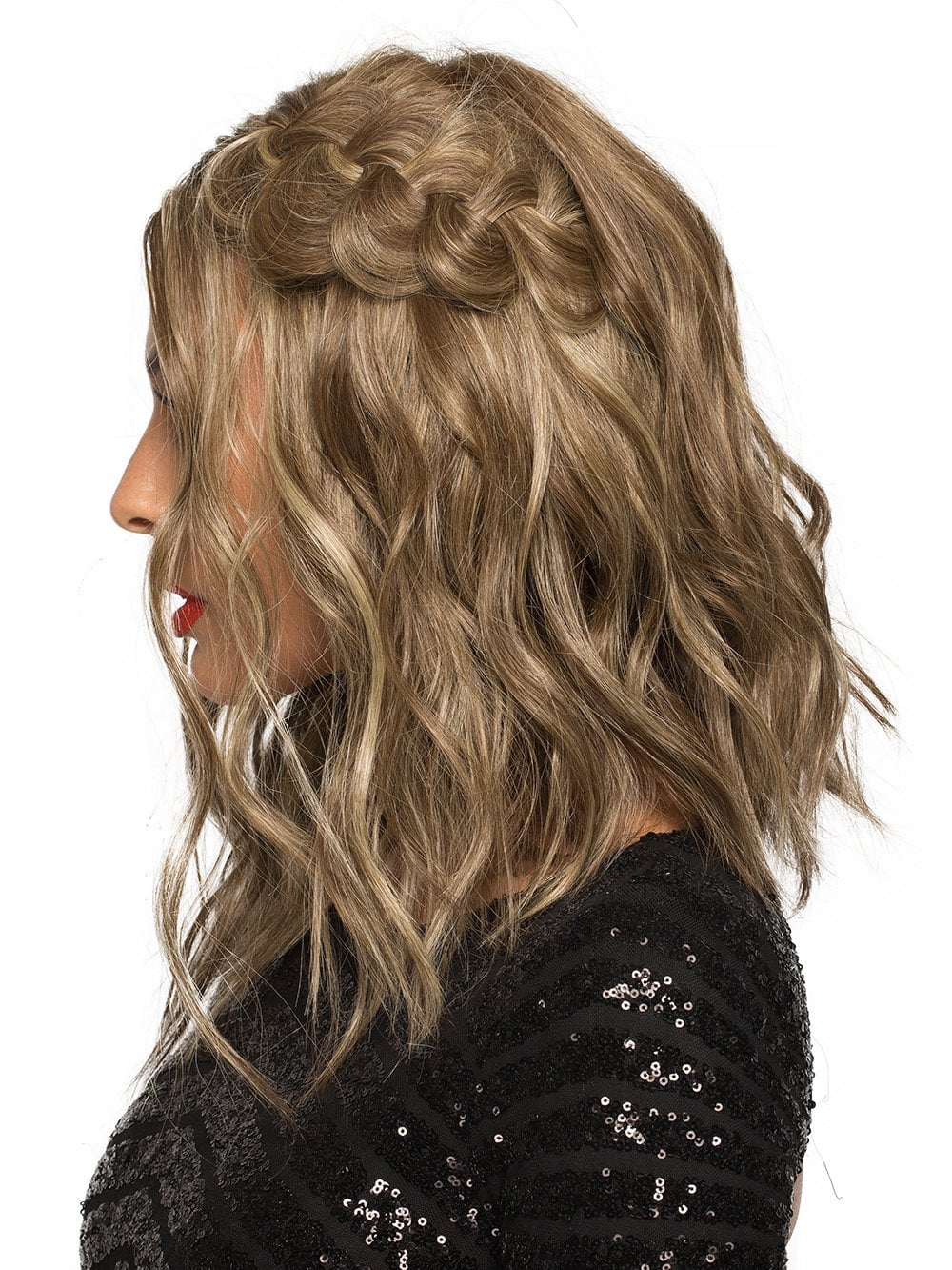 Chelsea | Human Hair/ Synthetic Blend Wig (Mono Top) - Image 5