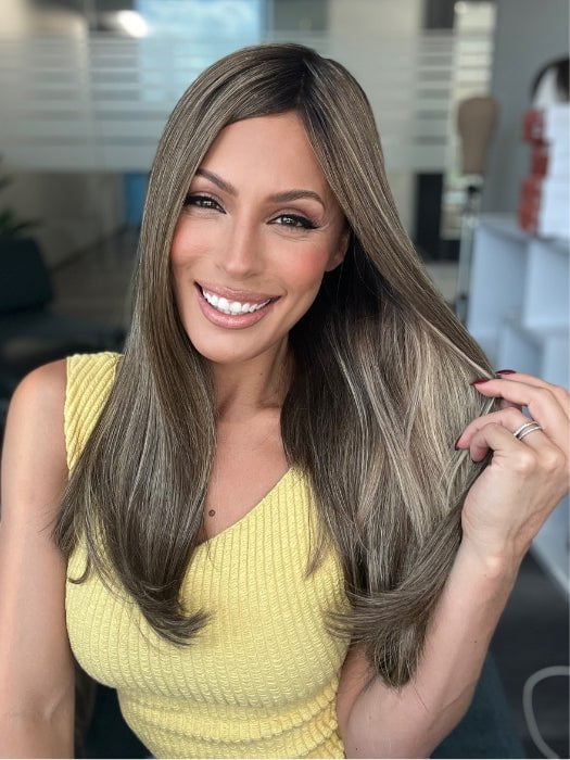 Unmatched 18 | Synthetic Hair Hair Topper (Hand Tied) - Image 7