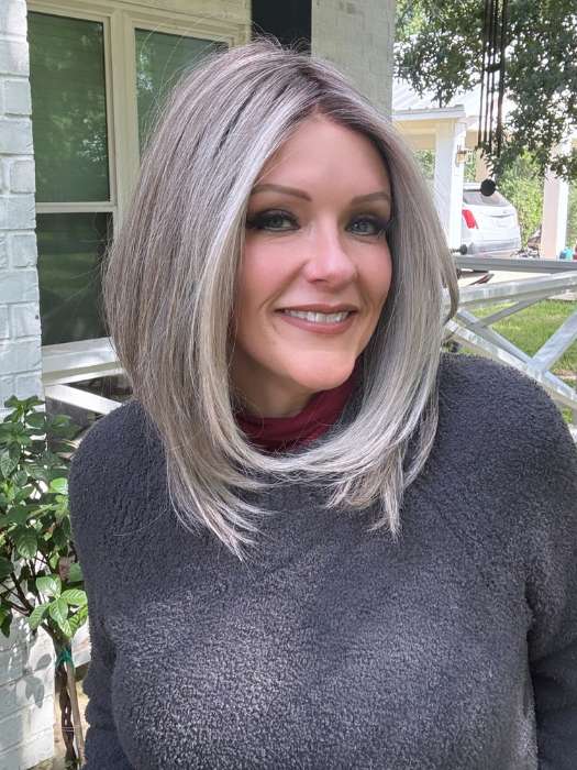 Undercut Bob | Synthetic Lace Front Wig (Mono Top) - Image 12