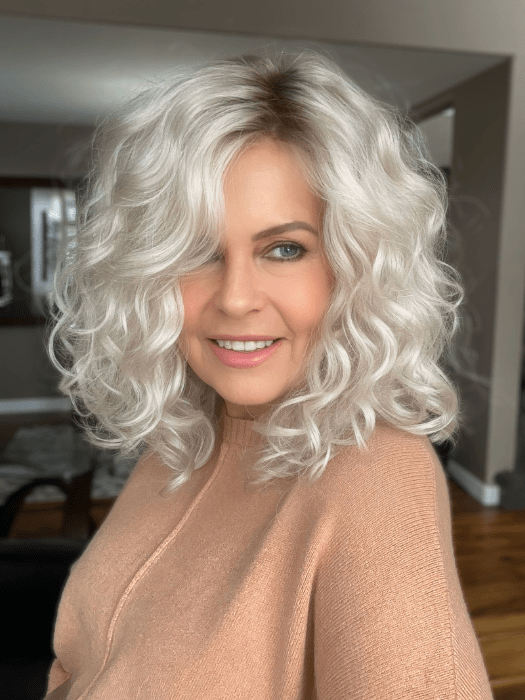 Radiant Beauty | Synthetic Lace Front Wig (Mono Part) - Image 3