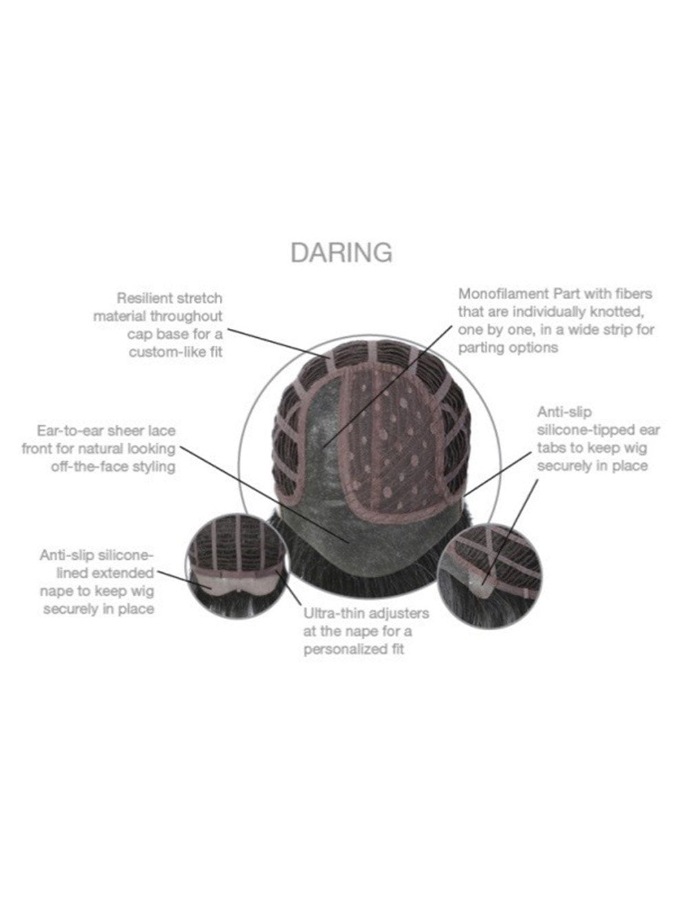 Daring | HF Synthetic Lace Front Wig (Mono Part) - Image 6