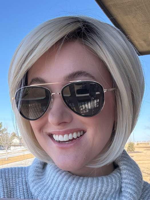 Smooth Cut Bob | Synthetic Lace Front Wig (Mono Top) - Image 5