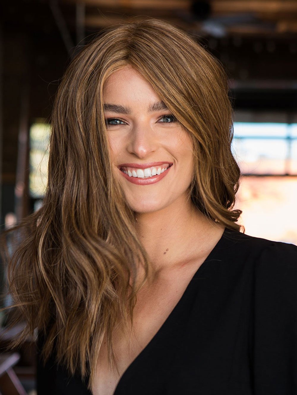 Veronica | Human Hair/ Synthetic Blend Wig (Mono Top) - Image 17