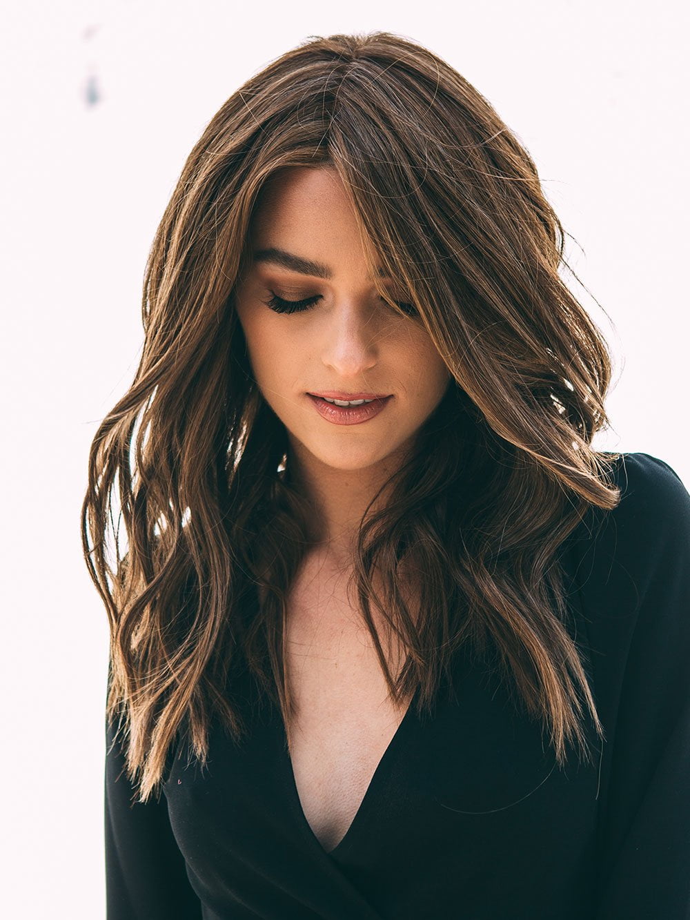 Veronica | Human Hair/ Synthetic Blend Wig (Mono Top) - Image 19