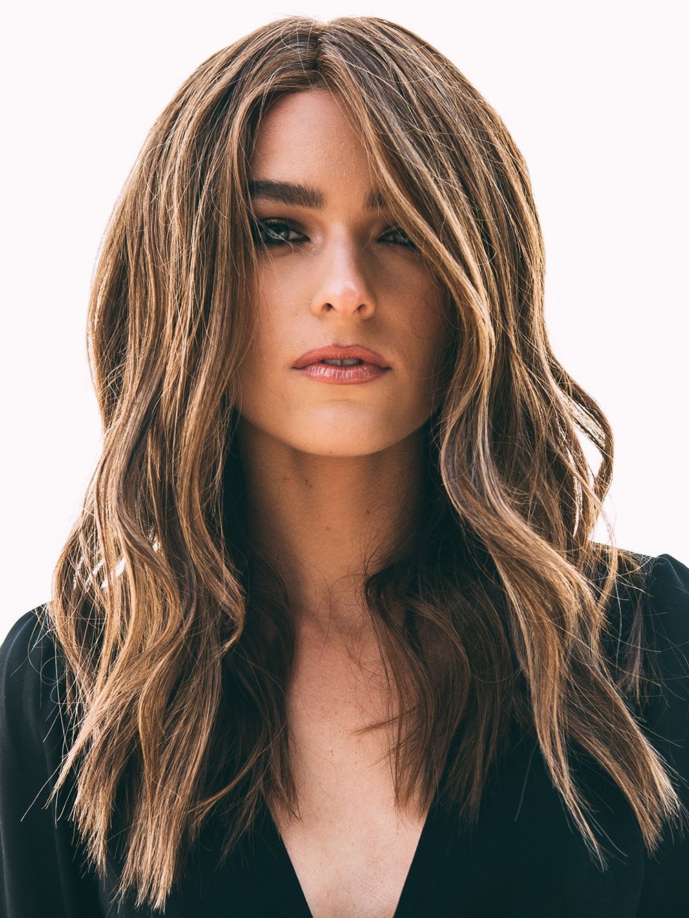 Veronica | Human Hair/ Synthetic Blend Wig (Mono Top) - Image 18
