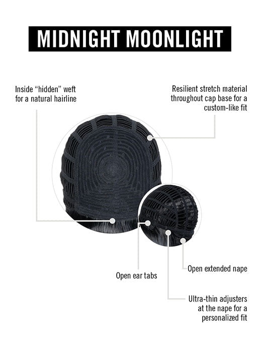 Midnight Moonlight | HF Synthetic Wig (Basic Cap) - Image 8