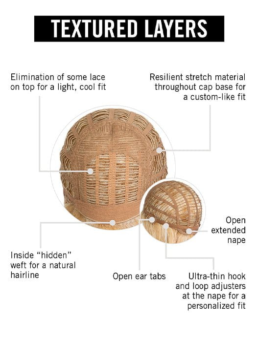 Textured Layers | Synthetic Wig (Basic Cap) - Image 11