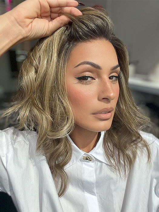 Corey | Human Hair / Synthetic Blend Lace Front Wig (Hand Tied) - Image 2