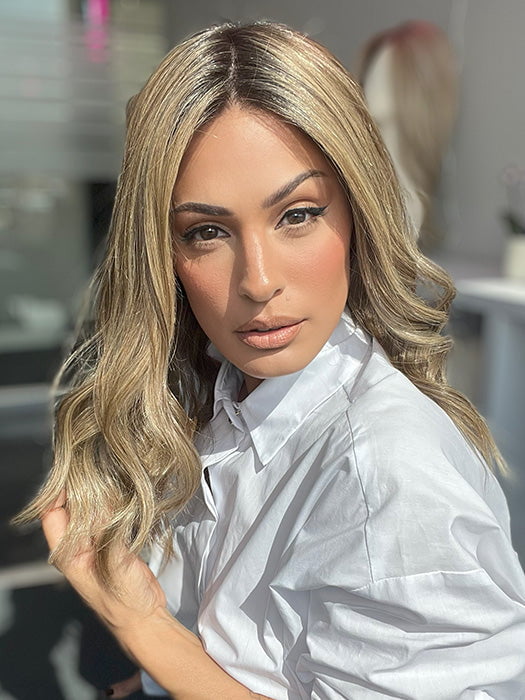 Corey | Human Hair / Synthetic Blend Lace Front Wig (Hand Tied)