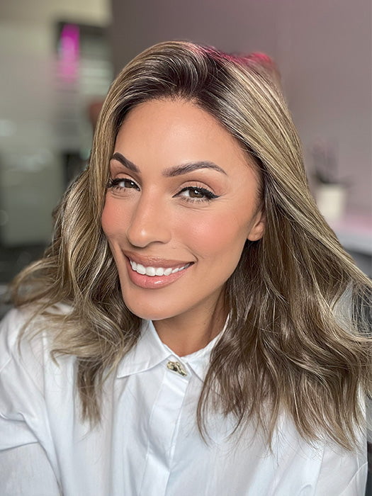 Corey | Human Hair / Synthetic Blend Lace Front Wig (Hand Tied) - Image 3