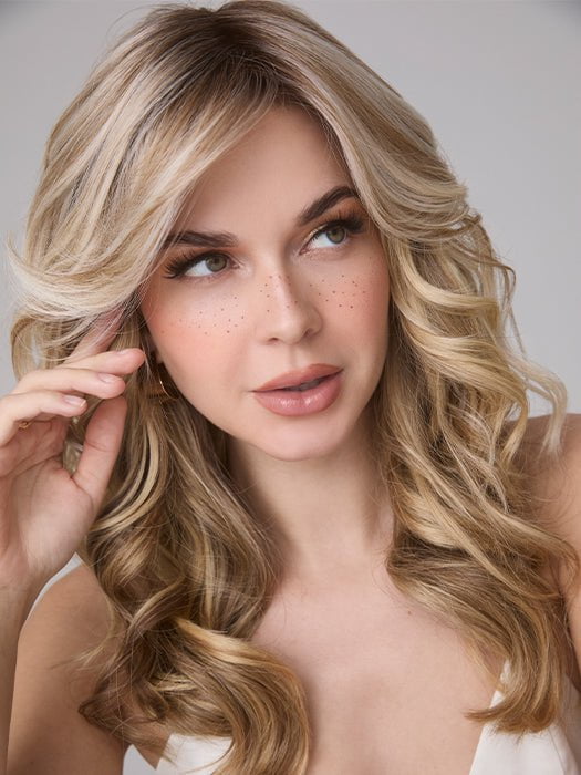 Medium Wavy TP Mono | Synthetic Hair Topper (Mono Top) - Image 2
