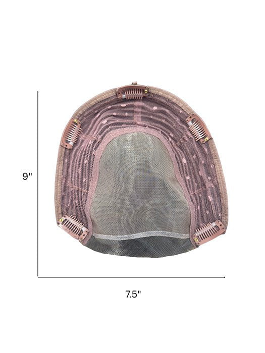 Medium Wavy TP Mono | Synthetic Hair Topper (Mono Top) - Image 7