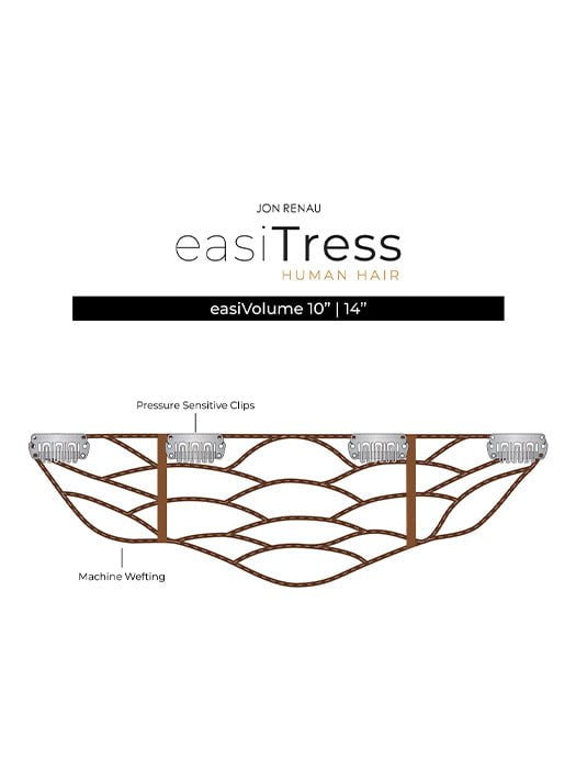 easiVolume 10 | Human Hair Extension | Clip In - Image 5