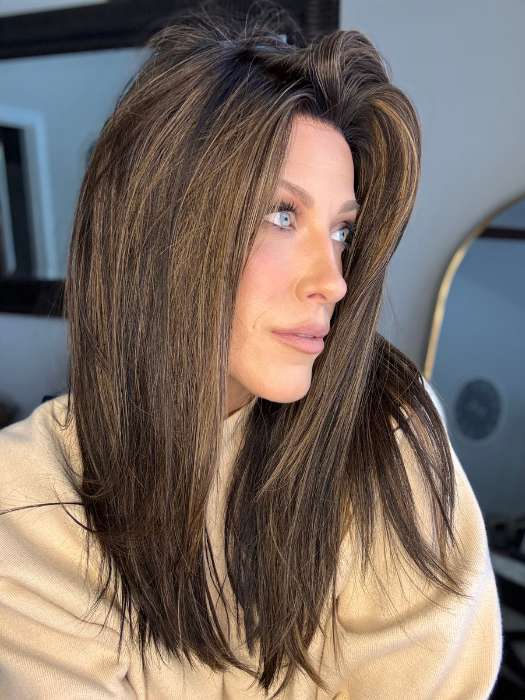 Veronica | Human Hair/ Synthetic Blend Wig (Mono Top) - Image 3