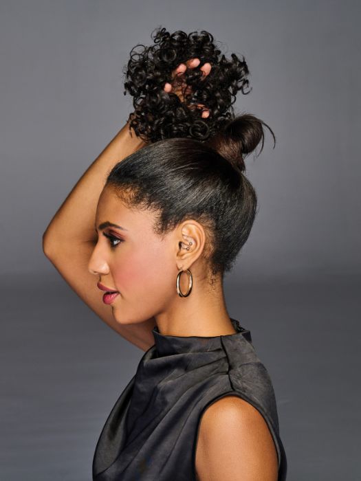 HD Coily Wrap | Synthetic Ponytail - Image 4