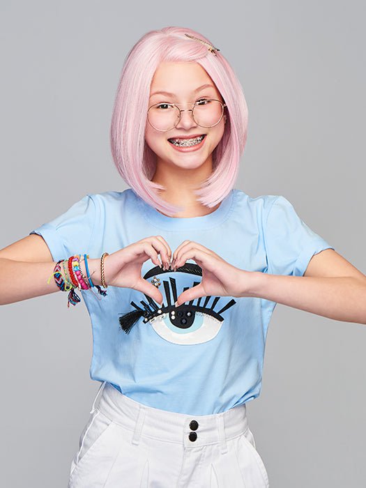 Sweetly Pink | Synthetic Lace Front Wig (Mono Part) - Image 3