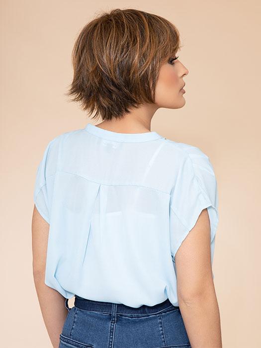 Textured Fringe Bob | HF Synthetic Wig (Basic Cap) - Image 6