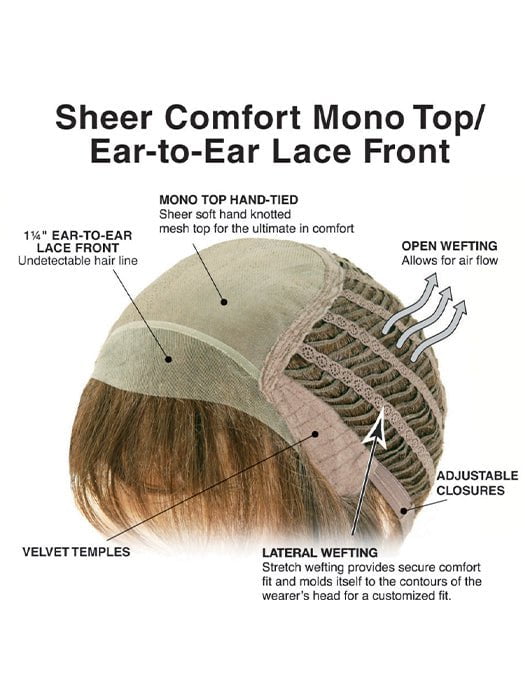 Glam | Synthetic Lace Front Wig (Mono Top) - Image 29
