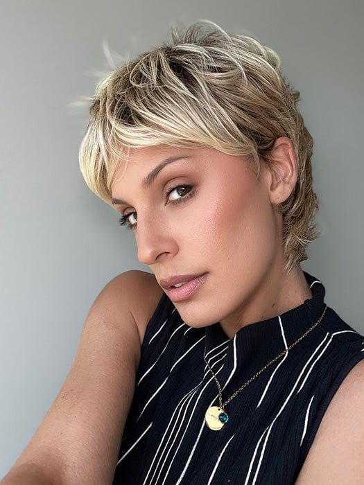 Swept Back Short Cut | Synthetic Wig (Basic) - Image 2