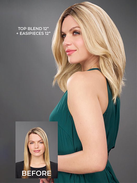 Top Blend 12 | Remy Human Hair Topper (Mono Top) - Image 4