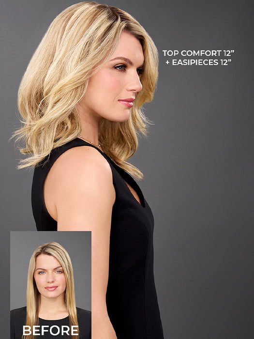 Top Flex 12 | Remy Human Hair Topper (Mono Top) - Image 4