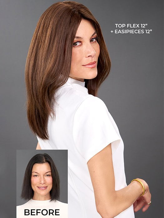 Top Flex 12 | Remy Human Hair Topper (Mono Top) - Image 2