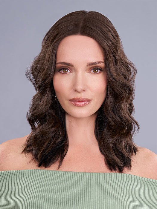 Top Trend Lace Wavy 14 | Synthetic Lace Front Hair Topper (Mono Top)