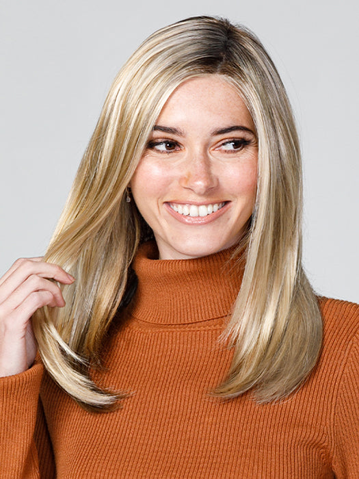 Top Coverage 18 | Lace Front Synthetic Hair Topper (Mono Top) - Image 3