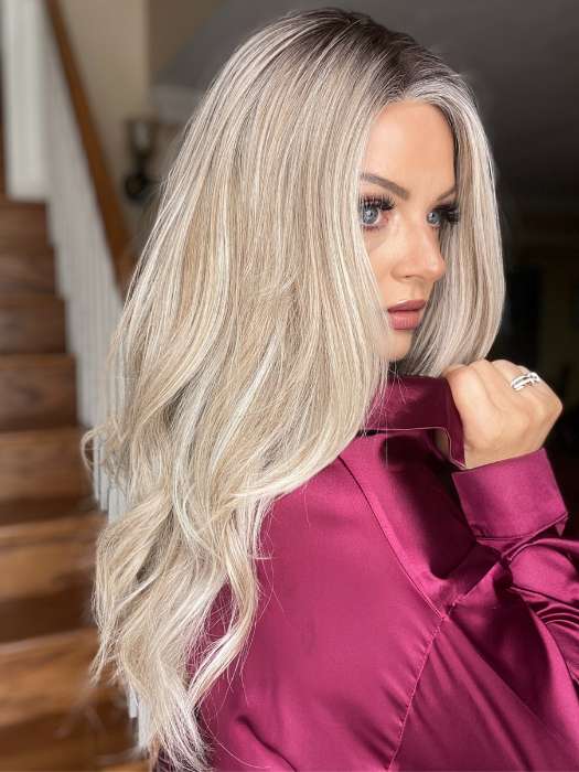Long Tousled Waves | Synthetic Wig (Mono Part) - Image 3