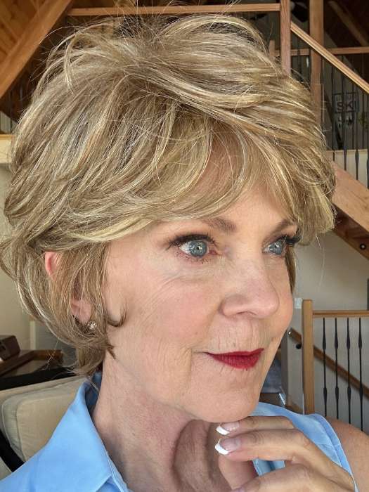 Aubrey | Human Hair/ Synthetic Wig (Hand-Tied) - Image 2