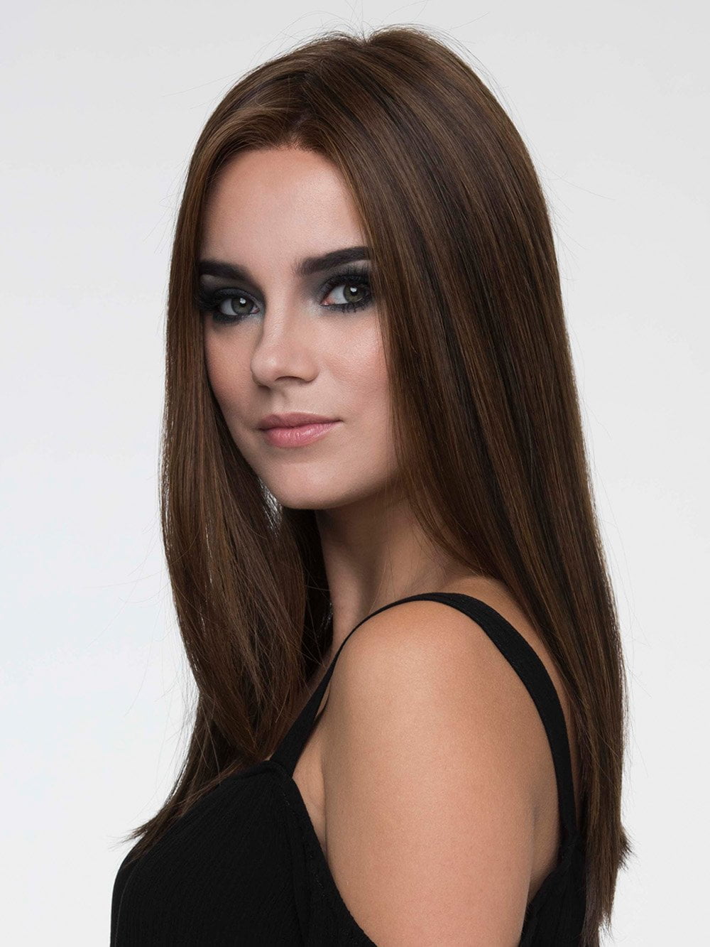Veronica | Human Hair/ Synthetic Blend Wig (Mono Top) - Image 38