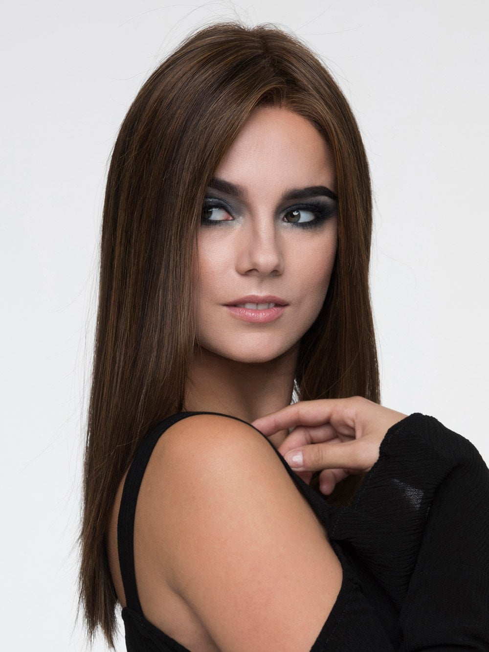 Veronica | Human Hair/ Synthetic Blend Wig (Mono Top) - Image 15