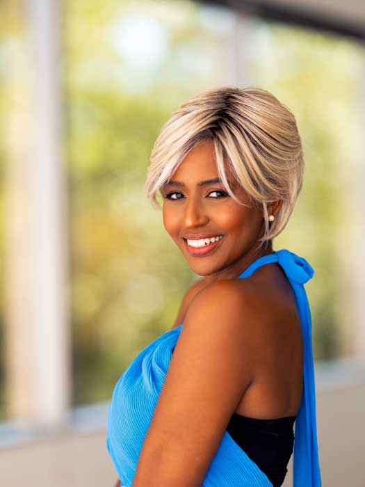 Born To Shine | Synthetic Lace Front Wig (Mono Part) - Image 2