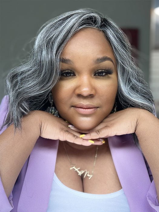 Dress Me Up | Synthetic Lace Front Wig (Mono Part) - Image 6