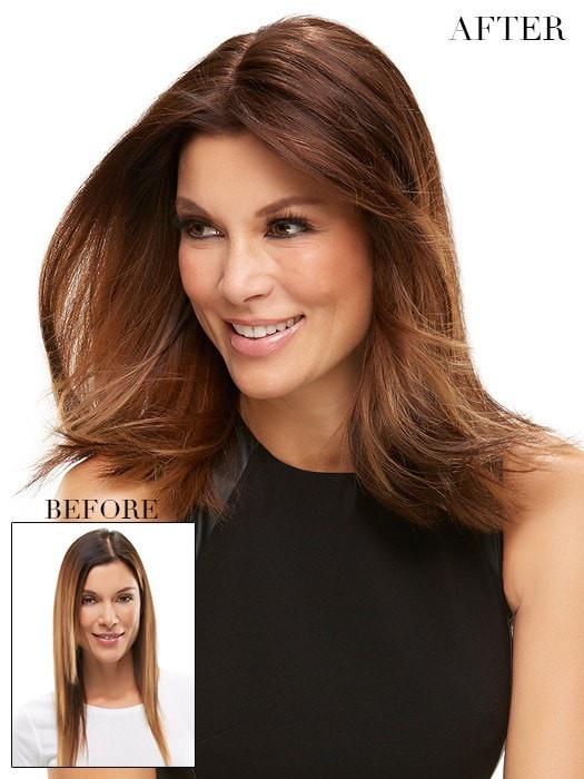 easiPart HD 18 | HF Synthetic Hair Topper (Mono Top) - Image 10