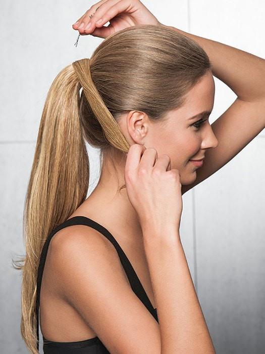 18 Simply Straight Pony | Synthetic Ponytail (Wrap-Around) - Image 3