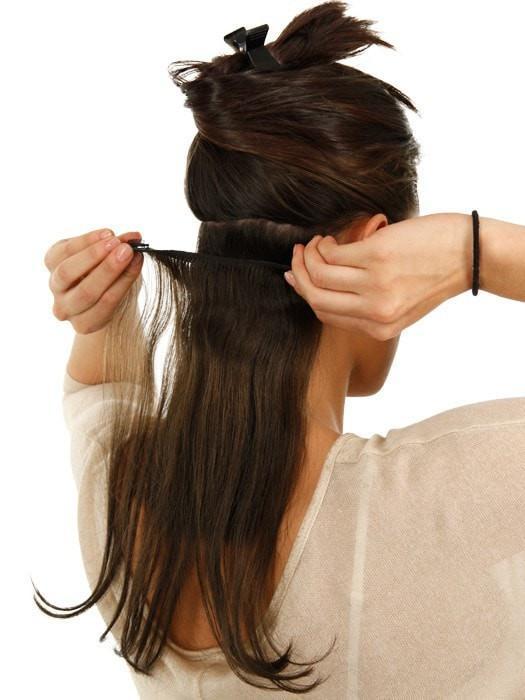 12 easiXtend Professional Human Hair Extensions (8 Piece) | Clip In - Image 2