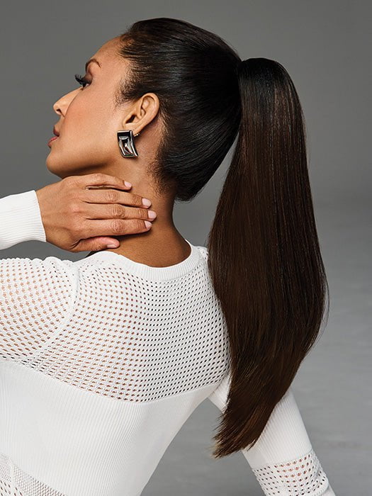 21 Straight Claw Clip Pony | Synthetic Hair Ponytails (Clip In) - Image 3