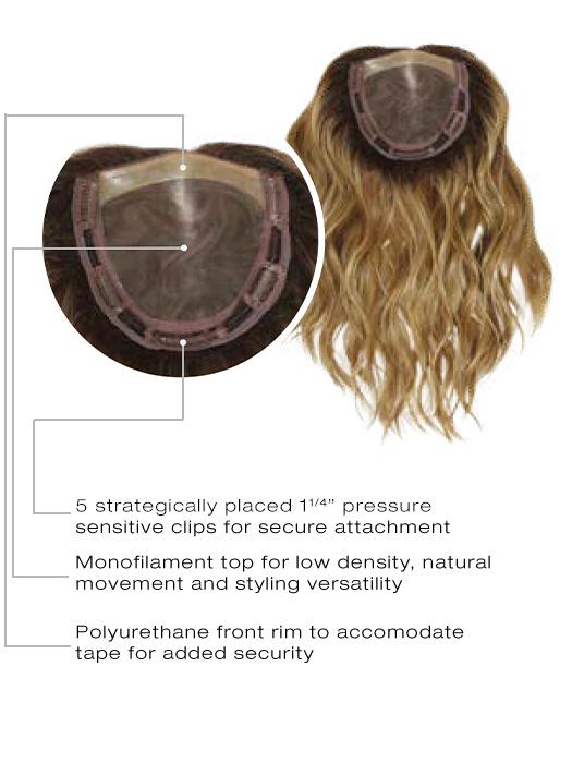 Alpha Wave 16 | HF Synthetic Hair Topper (Mono Top) - Image 8