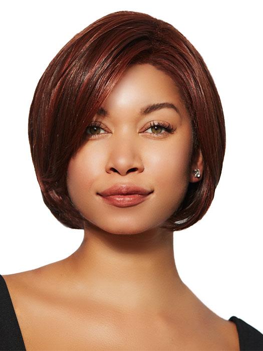Angled Bob | HF Synthetic Lace Front Wig (Basic Cap) - Image 3