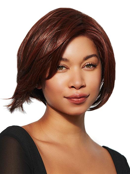 Angled Bob | HF Synthetic Lace Front Wig (Basic Cap) - Image 4