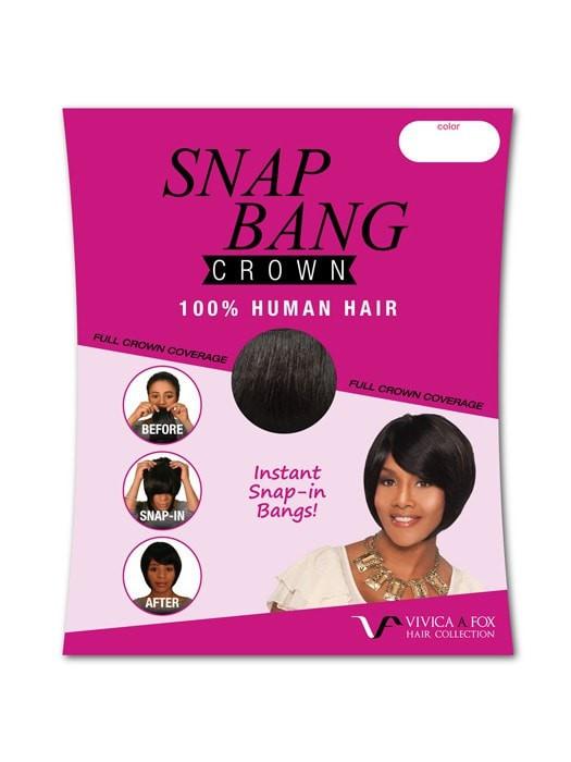 Snap Bang Crown | Human Hair Bang (Clip In) - Image 2